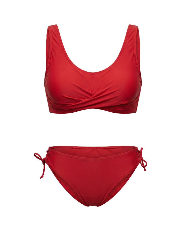 Balbina™ | Μπικίνι με λεπτομέρεια twist μπροστά και αποσπώμενες cups