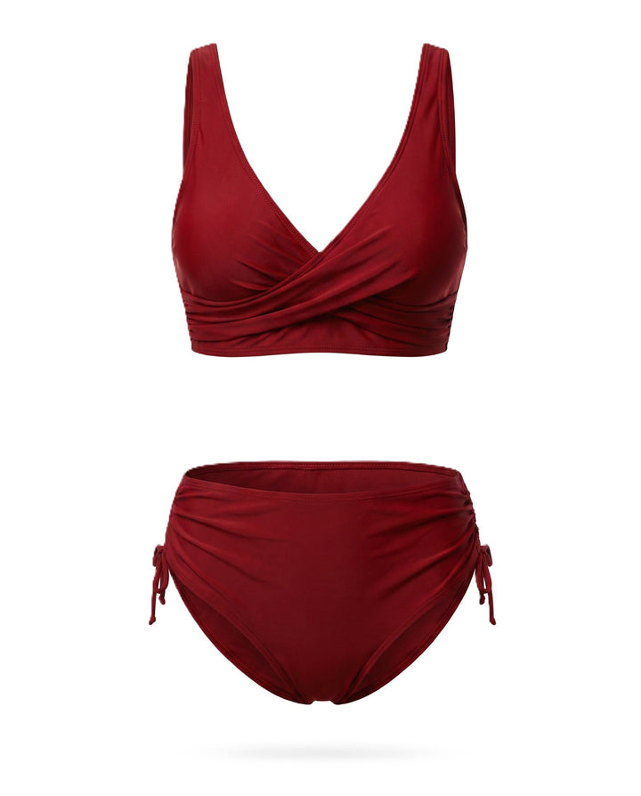 Balbina™ | Μπικίνι με λεπτομέρεια twist μπροστά και αποσπώμενες cups