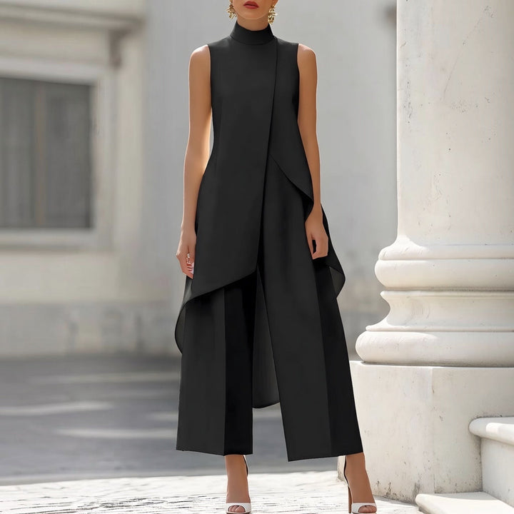 Filomena™ | Ασύμμετρο Δραπέτο Midi Φόρεμα