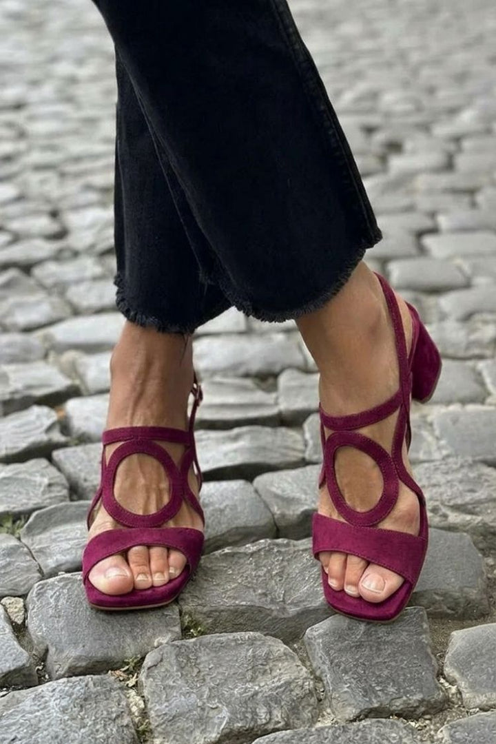 Begoña™ | Σανδάλια Flat με Κυκλικό Στοιχείο
