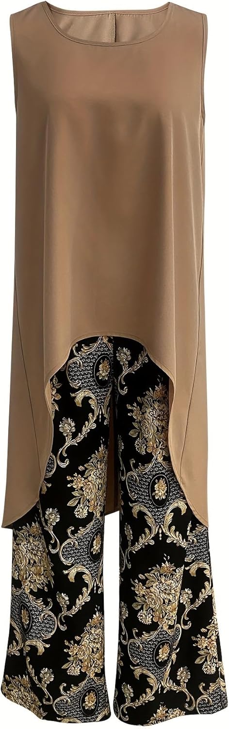 Tránsito™ | Σετ Boho Τοπ και Φαρδύ Παντελόνι