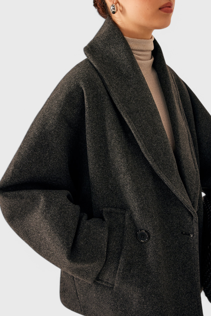 Ελένη | Oversized Μπουφάν από Tweed
