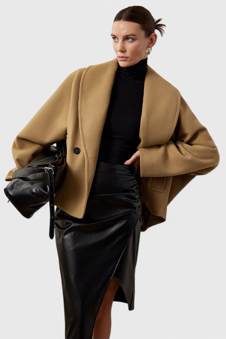 Ελένη | Oversized Μπουφάν από Tweed