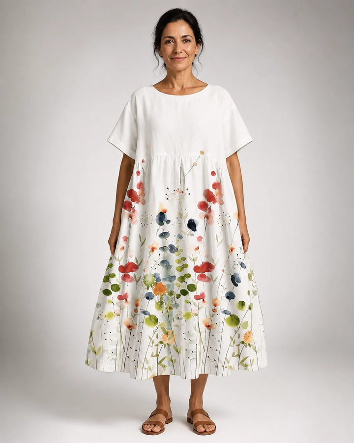 Amparo™ | Πολύχρωμο Floral Φόρεμα
