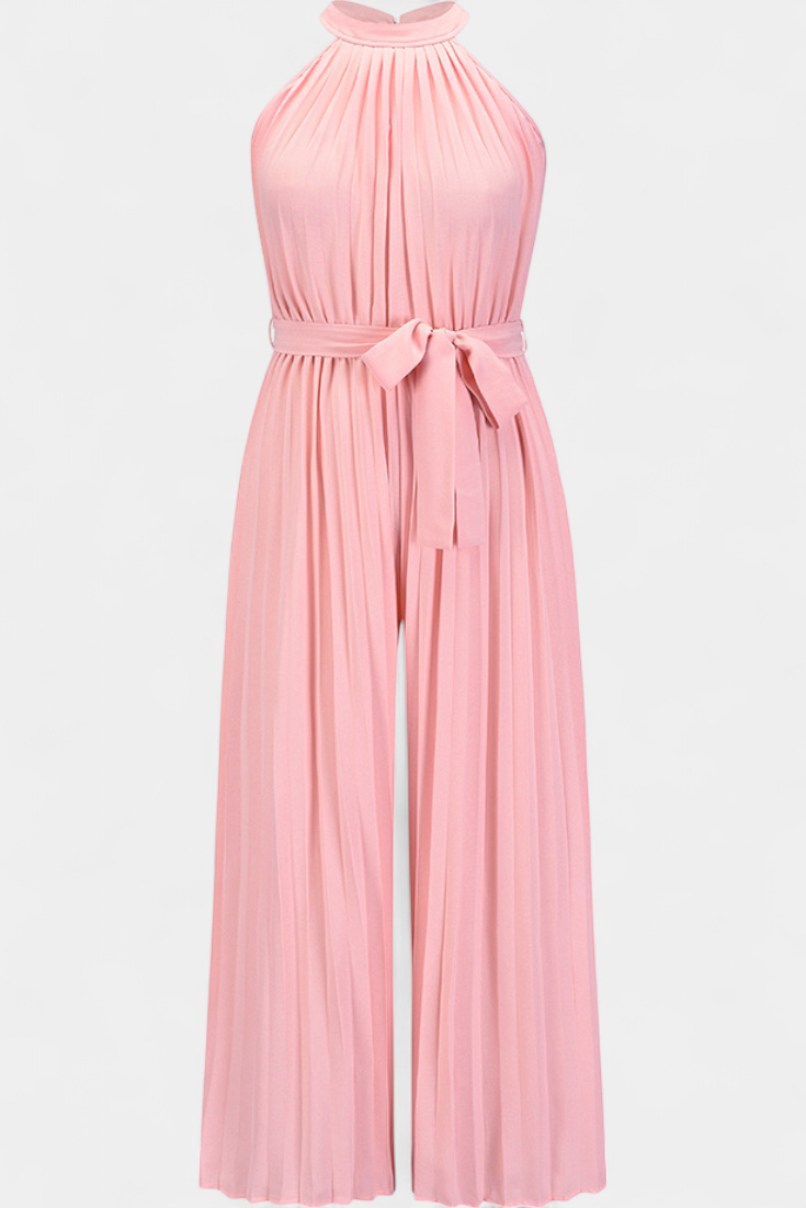 Πατρίτζια Μονο Παλazzo Πλισέ με Κολάρο Halter