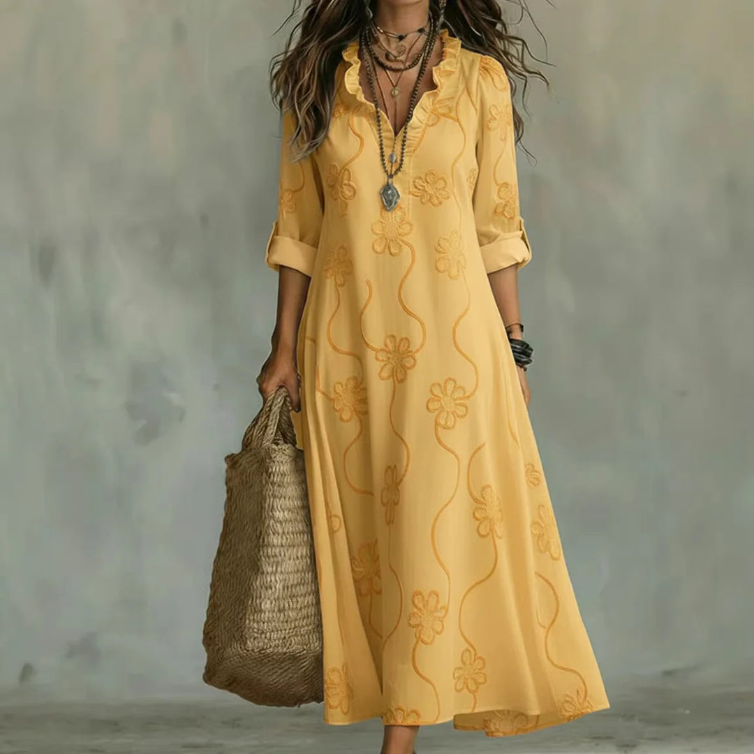 Prudencia™ | Floral Midi Φόρεμα