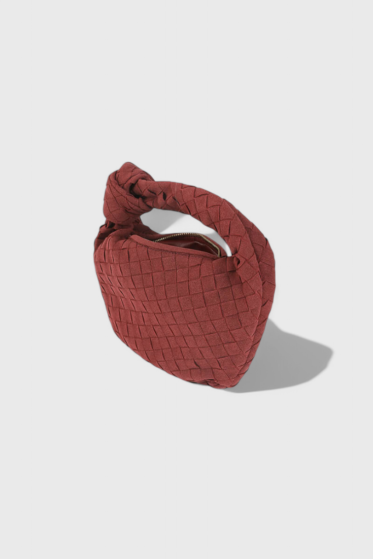 Μίνι Τσάντα Remi Woven με Λεπτομέρεια Κόμπου