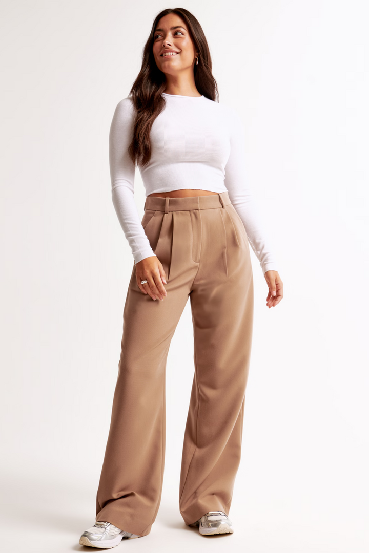 Tinashe Παντελόνες Ραμμένες με Φαρδιά Πόδια