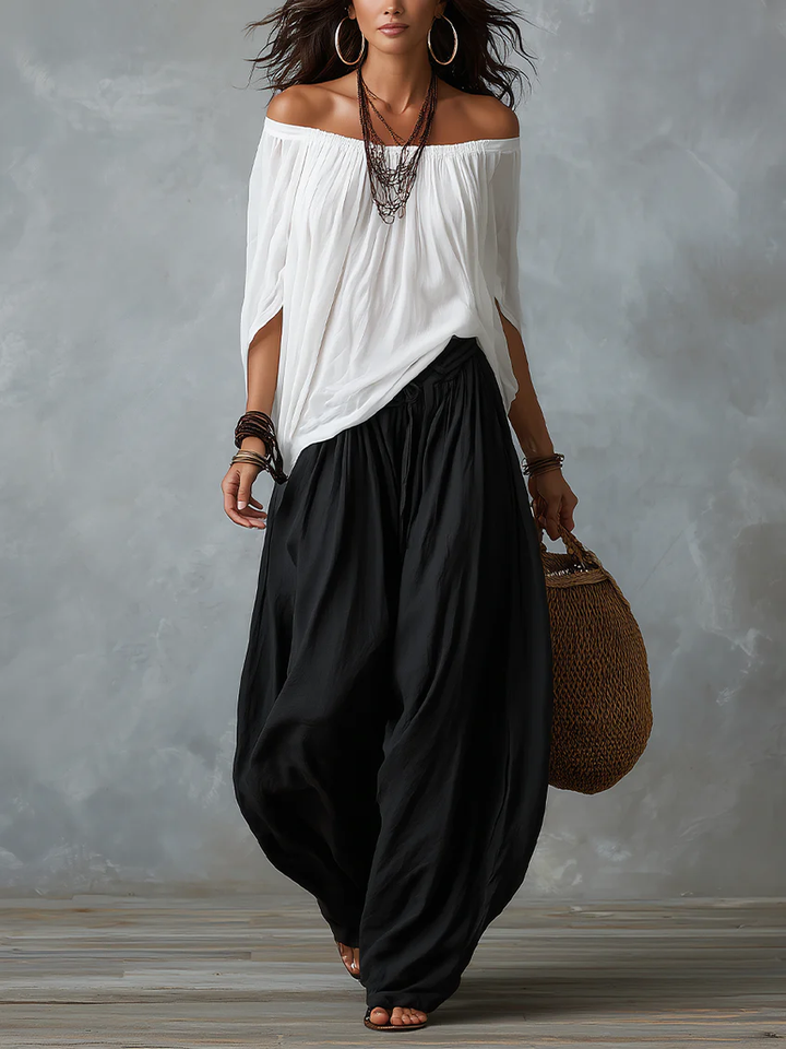 Isabela™ | Boho Σετ με Ανοιχτούς Ώμους