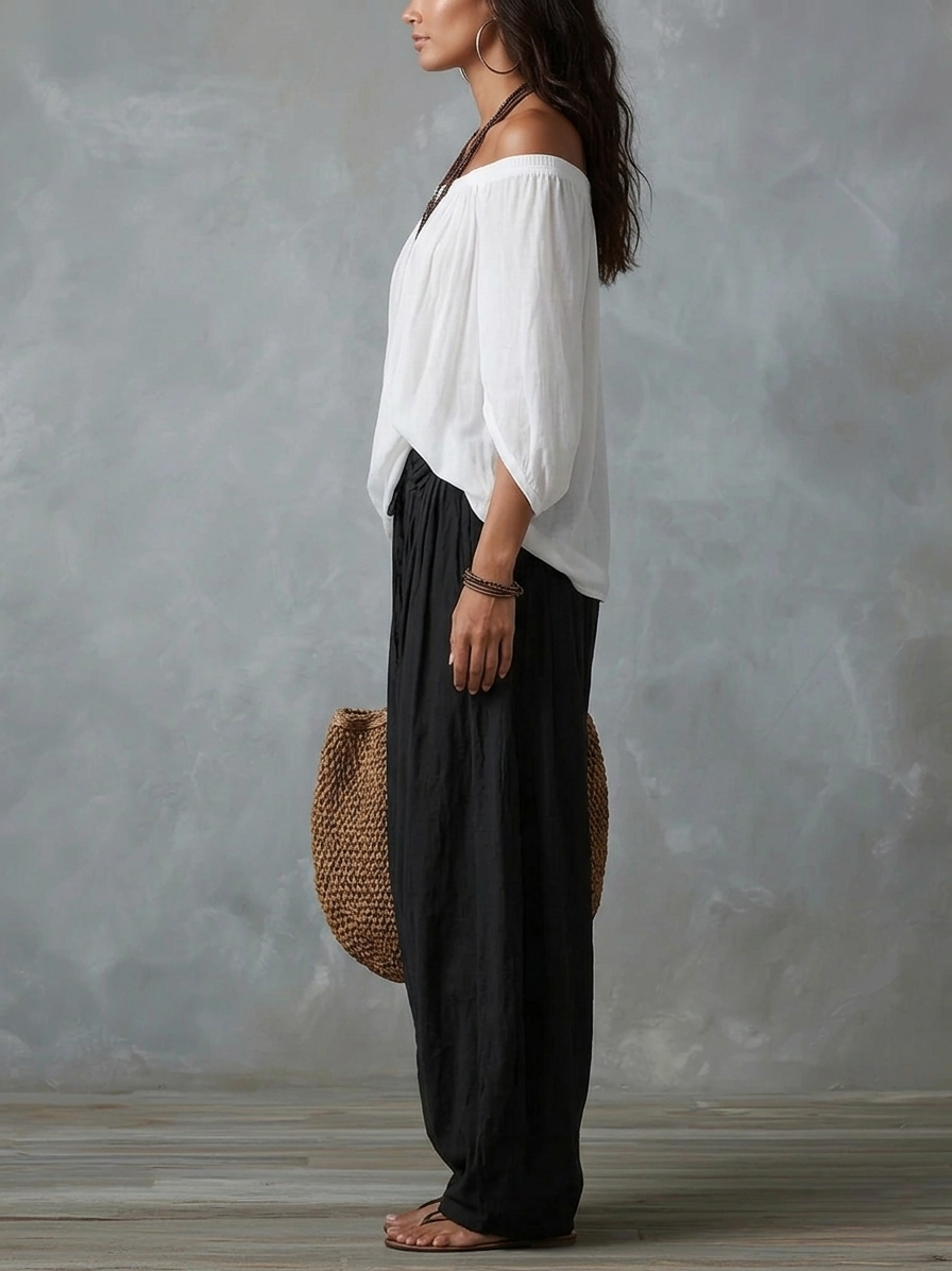 Isabela™ | Boho Σετ με Ανοιχτούς Ώμους