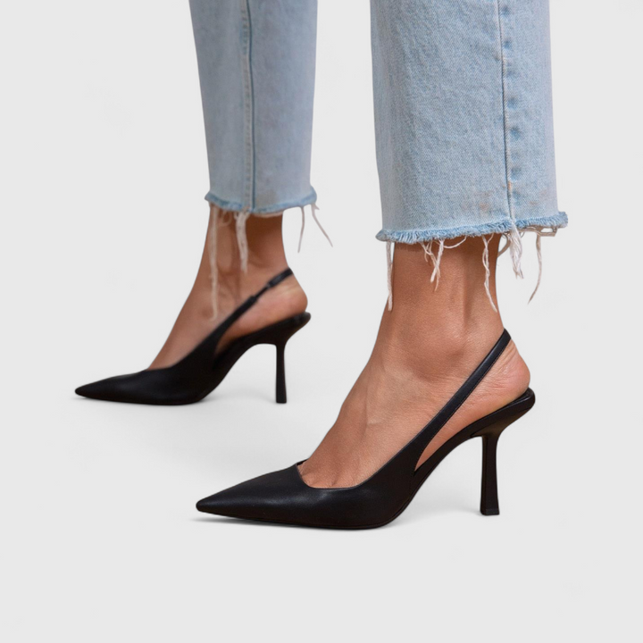 Leonor™ | Σανδάλι Slingback με Λεπτό Τακούνι και Ακίδα