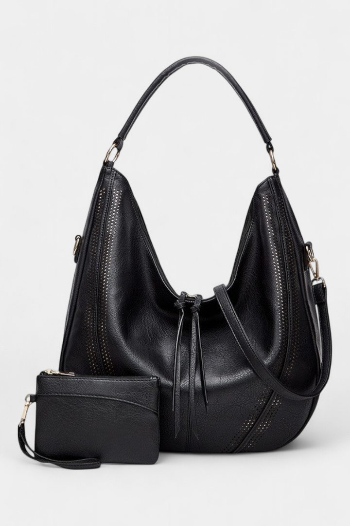 Τσάντα Velena Hobo Boho με Πορτοφόλι