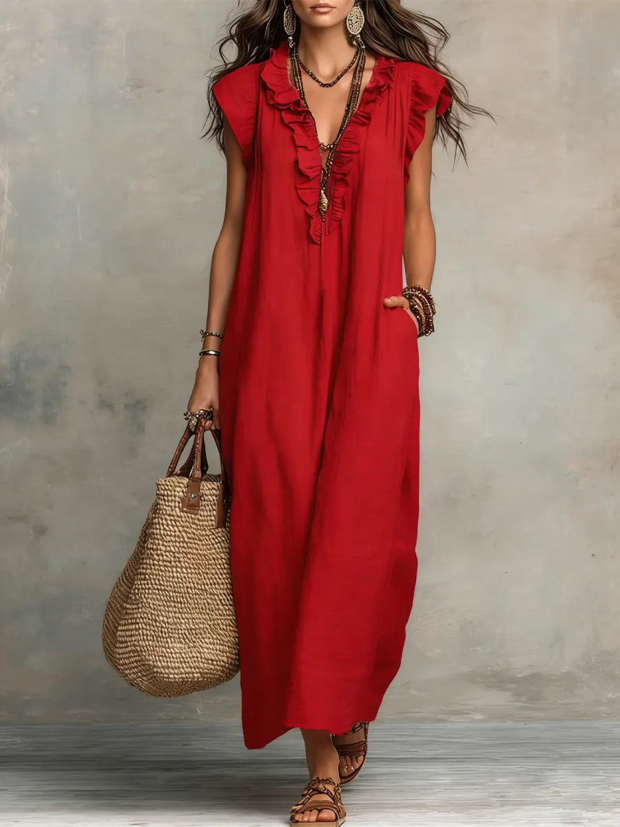 Rosaura™ | Μακρύ Φορεμα Boho Ροής